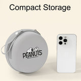 Peanuts Snoopy "Dream Traveler" Compact Memory Foam Travel Pillow