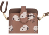 Peanuts Snoopy Motif Mini Phone Purse