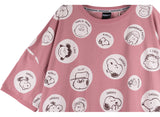 Peanuts Snoopy "Character in Pink" Women's 3/4 Sleeve Shirt
