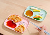 Peanuts Snoopy 2 PC Divider Plate Set