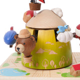 Wooderful Life Hot Air Balloon Wooden Music Box
