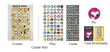 *Pre-Order* Peanuts Snoopy "Who's Who" Curtain & Pin Set