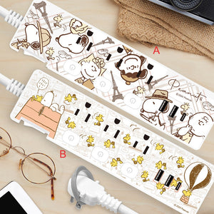 *Pre-Order* Peanuts Snoopy "Travel Series" Power Strip - 2 Var.