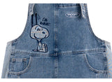 Peanuts Snoopy "I'm Awake!" Asymmetric Skirt (Blue)