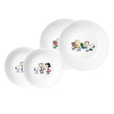 Corelle Peanuts "Brunch Time" Deep Plate 4PC Set