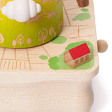 Wooderful Life Hot Air Balloon Wooden Music Box