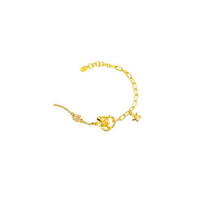 *Pre-Order* Peanuts Snoopy 75th "Snoopy Show" Gold Bracelet