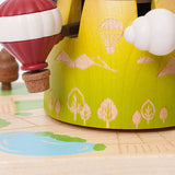 Wooderful Life Hot Air Balloon Wooden Music Box
