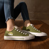 Peanuts Snoopy Canvas Sneakers - Green