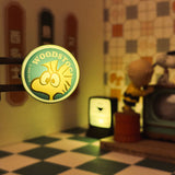 Peanuts Snoopy "Mini Sign" Light Up Magnet Set