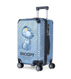 *Pre-Order* Peanuts Snoopy "Flying Ace" 20 Inch Luggage (Gray Blue)