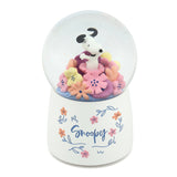 Peanuts Snoopy Floral Musical Snow Globe
