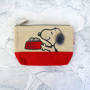 Peanuts Snoopy "Fuzzy Ear" Cosmetic Bag