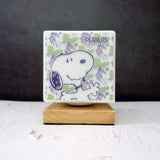 Peanuts Snoopy "Lilac" Wooden Base Lamp