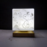 Peanuts Snoopy "Happy Dance" Wooden Base Lamp