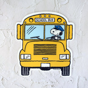 Peanuts Snoopy "Yellow Bus" Mouse Pad