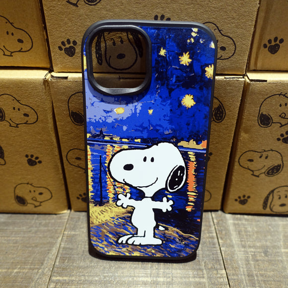 Peanuts Snoopy x World Famous Art Starry Night Rhône iPhone Case