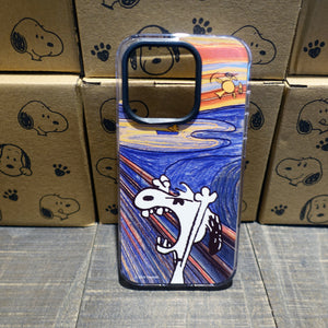 Peanuts Snoopy x World Famous Art "The Scream" iPhone Case