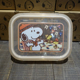 Peanuts Snoopy Beagle Scouts Glass Food Container