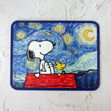 Peanuts Snoopy x World Famous Art "Starry Night" Mouse Pad