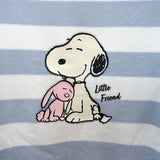 Peanuts Snoopy & Bunny Fleece Nightgown (Blue)