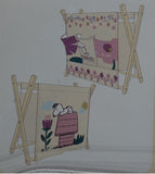 Snoopy "Flowers" Magazine & Newspaper Holder