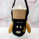 Peanuts Snoopy Drink Holder Strap (Black)