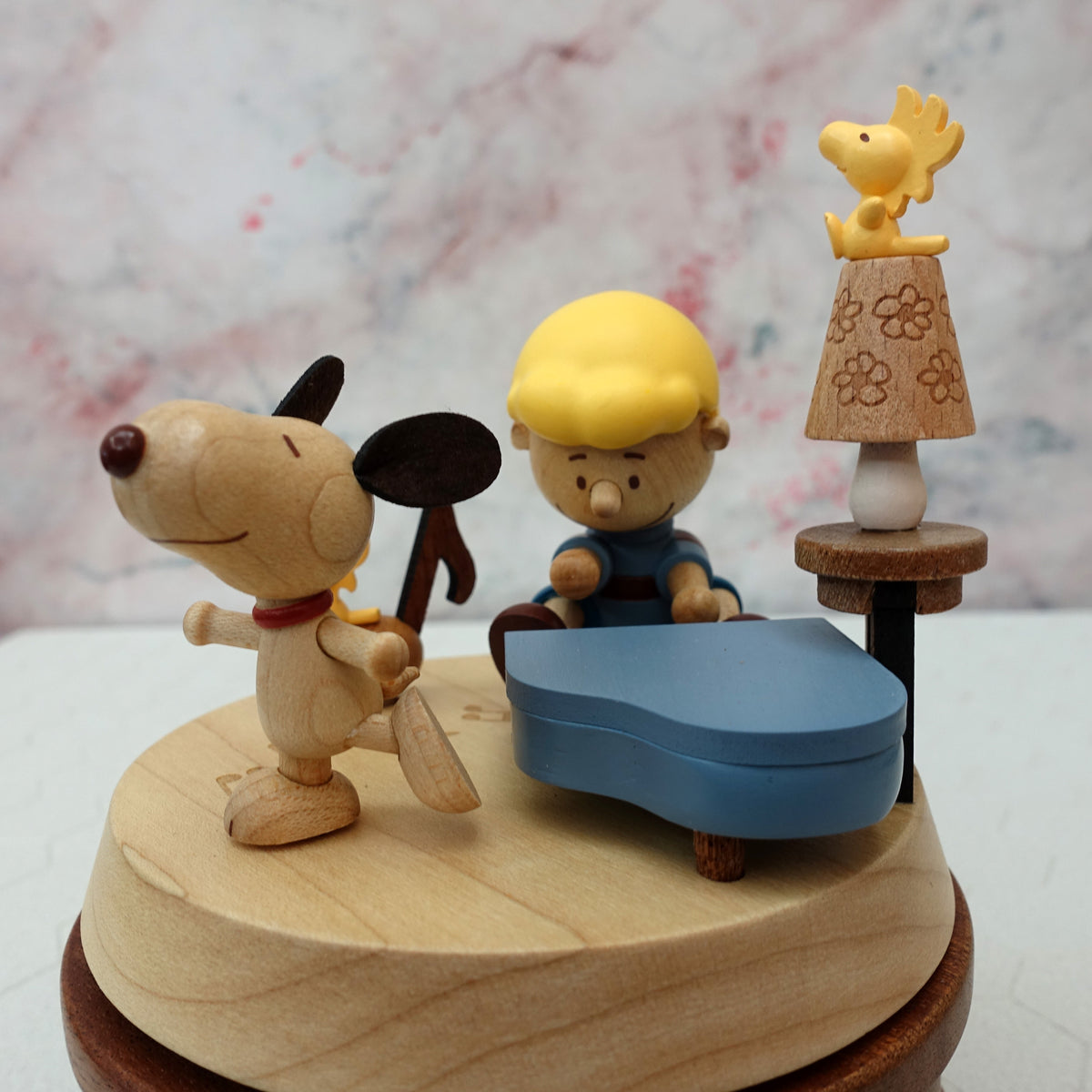 Peanuts Snoopy & Schroeder Wooden Music Box | SNPY ONLY