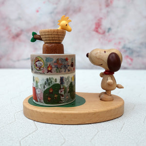 Peanuts Snoopy Wooden Tape Organizer