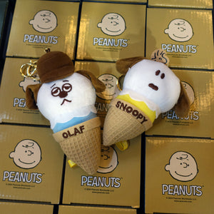 Peanuts Snoopy & Olaf "Ice Cream" Keychain Set