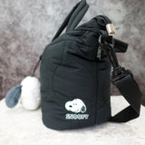 Peanuts Snoopy Mini Crossbody Tote Bag (Black)