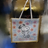 Peanuts Snoopy "Happy Dance" Canvas Tote Bag