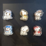 Peanuts Snoopy “Siblings” Magnetic Clip Set