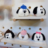Peanuts Snoopy "Mochi Face" Plush Charm Collection