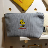 Peanuts Snoopy Corduroy Cosmetic Bag - 5 Var.