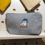 Peanuts Snoopy Corduroy Cosmetic Bag - 5 Var.