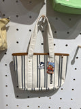 Peanuts Olaf Striped Canvas Tote Bag - 2 Var.