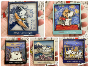 Peanuts Snoopy x World Famous Art Magnet Set 2.0