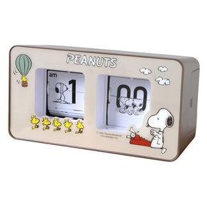 *Pre-Order* Peanuts Snoopy Flip Clock - 2 Var.