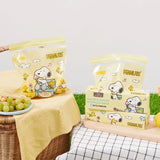 Peanuts Snoopy Double Zipper Storage Bag Set (M)