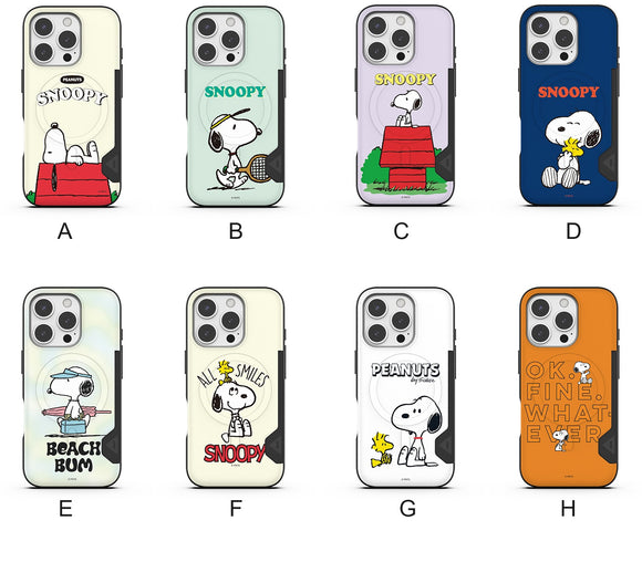 Peanuts Snoopy Card Holder iPhone Magsafe Case A | SNPY ONLY Peanuts Snoopy Card Holder iPhone Magsafe Case A | SNPY ONLY