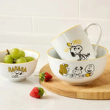 Corelle Peanuts Snoopy “All Smiles” 14-Piece Dinnerware Set