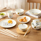 Corelle Peanuts Snoopy “All Smiles” 14-Piece Dinnerware Set