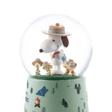 Peanuts Snoopy Beagle Scouts Musical Snow Globe