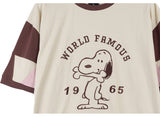 Peanuts Snoopy "World Famous 1965" T-Shirt (Beige)