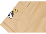 Peanuts Snoopy "The Good Life" Bermuda Shorts (Beige)