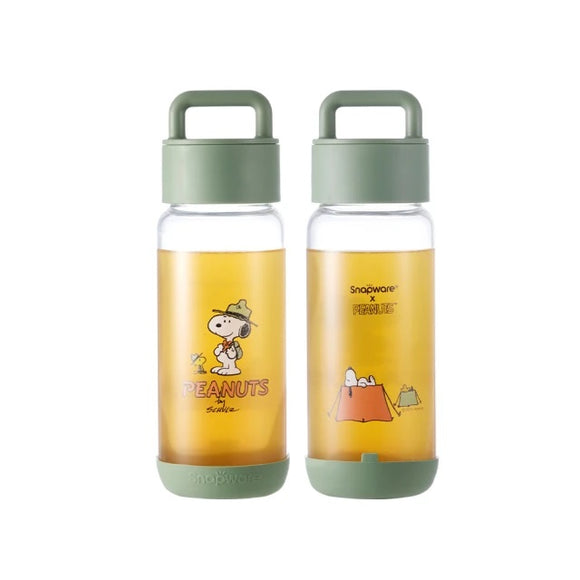 Snapware Peanuts Snoopy Beagle Scouts Water Bottle