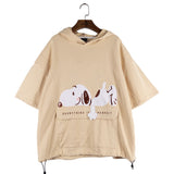 Peanuts Snoopy "Everything is Perfect" Short Sleeve Hoodie