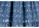 Peanuts Snoopy & Woodstock Motif Skirt (Blue)