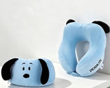 Peanuts Snoopy "Dream Traveler" Compact Memory Foam Travel Pillow